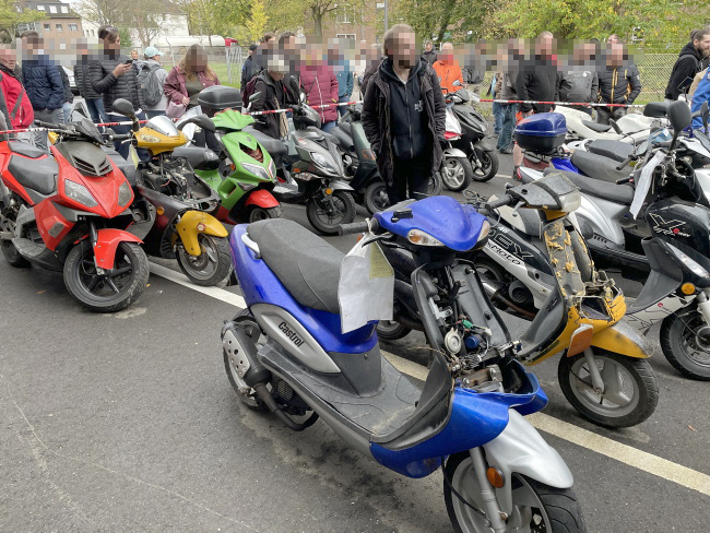 Fahrradversteigerung bei der Polizei